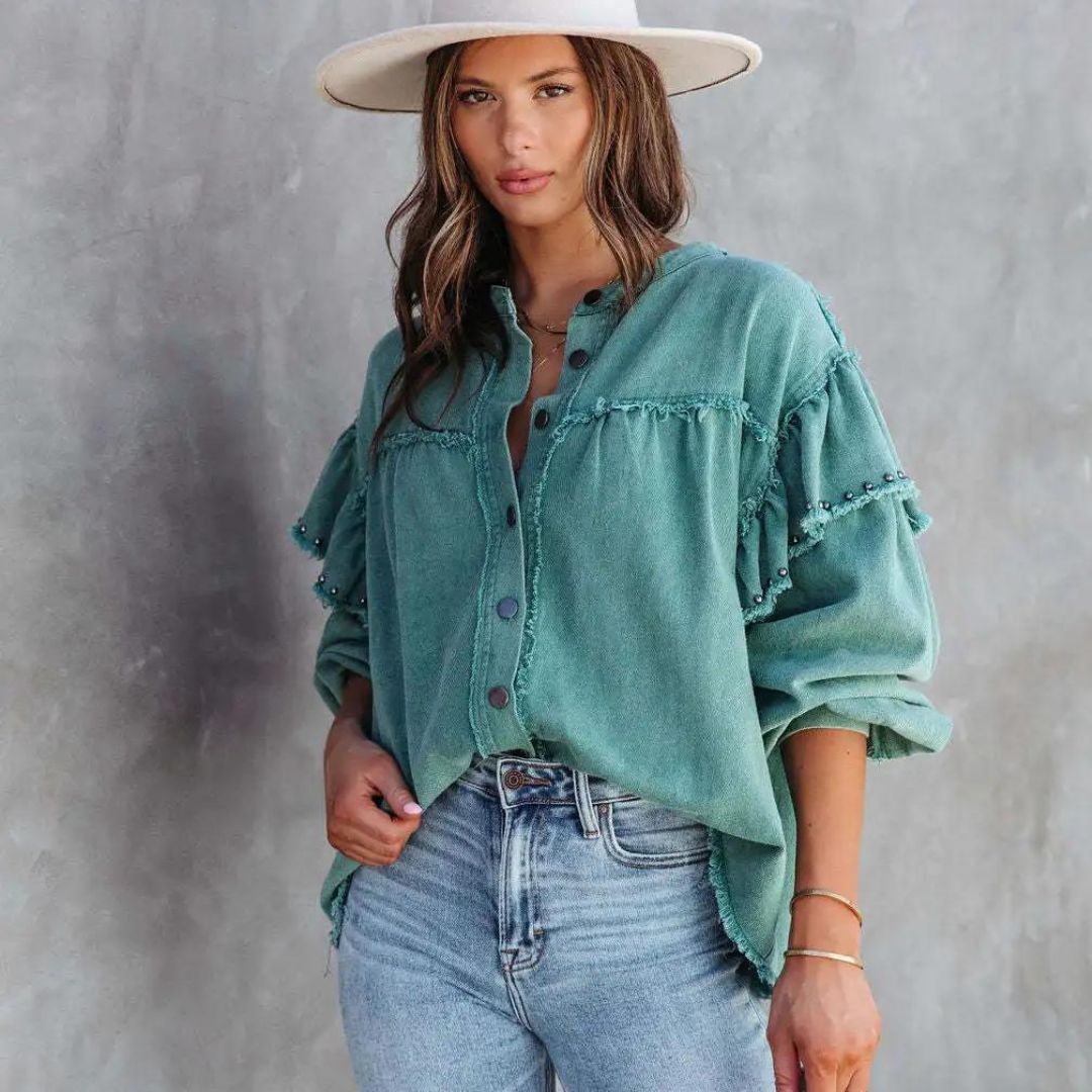 Chara - Stijlvolle Denim Jas